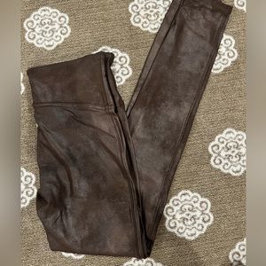 Spanx faux leather leggings size small